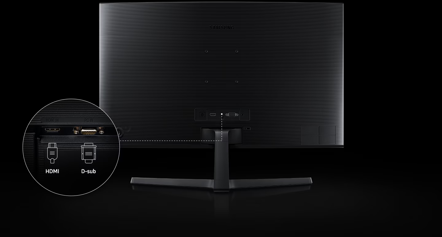 Монитор Samsung LS-27C366E (2023), 27" (68.58cm), VA панел, 75Hz, Full HD, 4ms, 250cd/m2, HDMI, VGA, FreeSync - характеристика 6