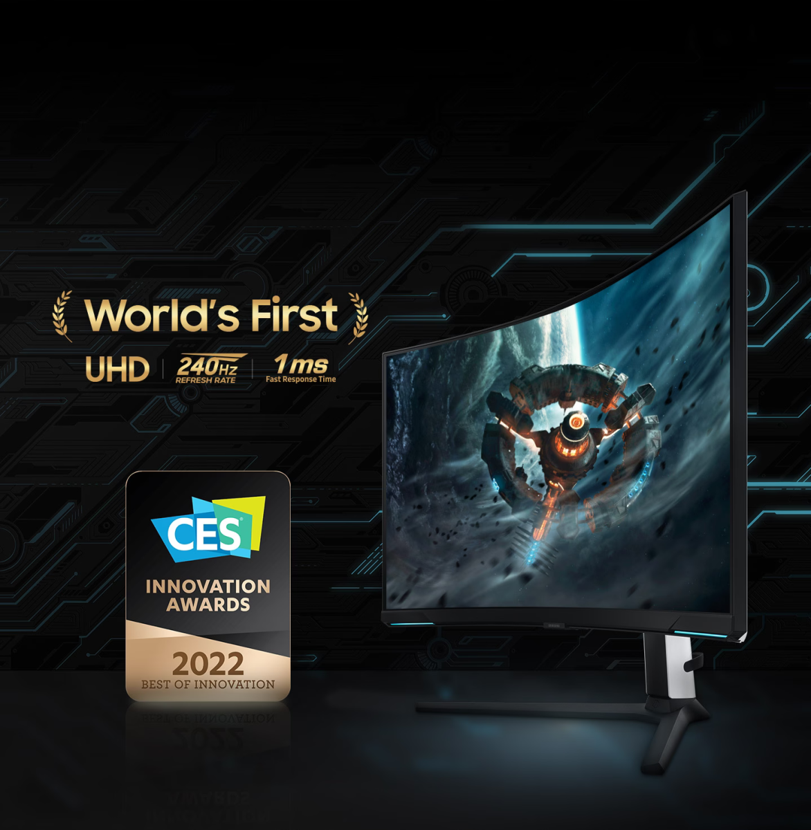 Монитор Samsung Odyssey Neo G8 LS-32BG850 (2022), 32" (81.28cm), VA панел, 240Hz, UHD, 1ms, 300cd/m2, 2x HDMI, DP, USB - характеристика 4