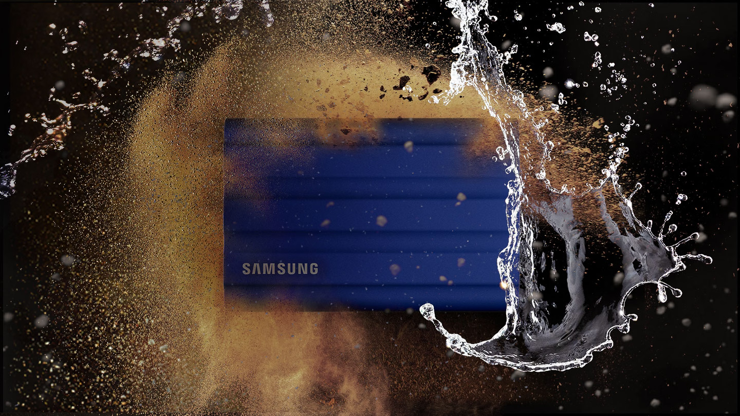 Памет SSD 4TB Samsung T7 Shield, USB 3.2 Gen 2, скорост на четене до 1050MB/s, скорост на запис до 1000MB/s - характеристика 1