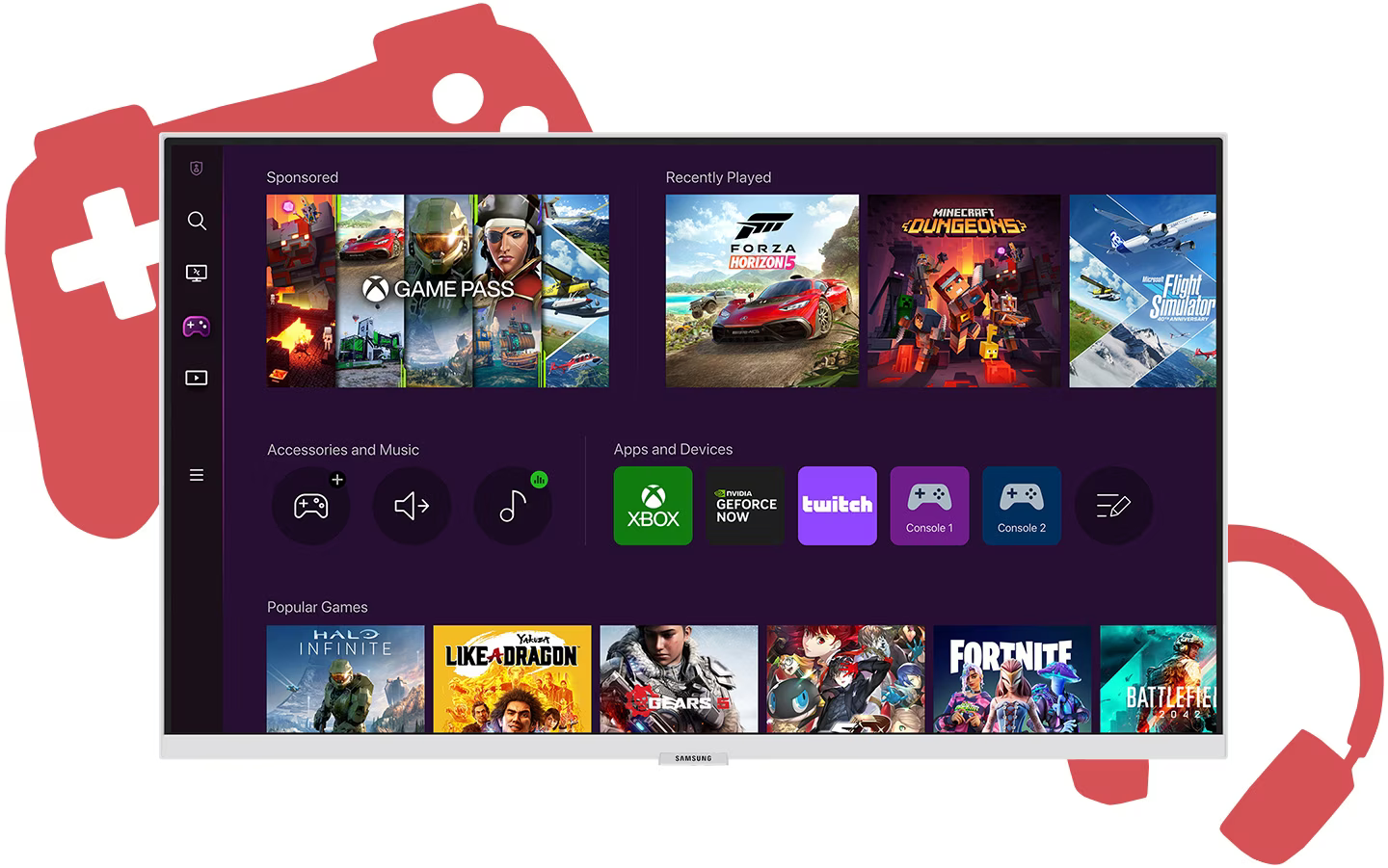 Монитор Samsung Smart Monitor M5 LS-32CM501E(2023), 32" (81.28cm), VA панел, Full HD, 4ms, 250cd/m2, HDR10, HDMI, USB, Bluetooth, Wi-Fi - характеристика 2