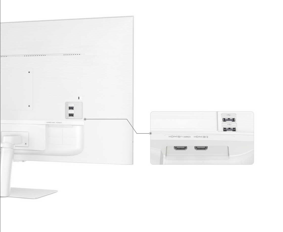 Монитор Samsung Smart Monitor M5 LS-32CM501E(2023), 32" (81.28cm), VA панел, Full HD, 4ms, 250cd/m2, HDR10, HDMI, USB, Bluetooth, Wi-Fi - характеристика 3