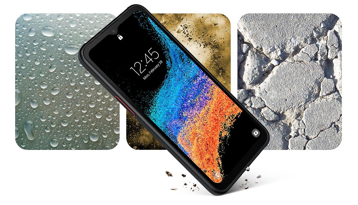 Смартфон Samsung Galaxy Xcover6 Pro (черен), поддържа 2 sim карти, 6.65" (16.891 cm) LCD 120Hz дисплей, осемядрен Snapdragon 778G 5G 1x2.4GHz + 3x2.2GHz + 4x1.9GHz, 6GB RAM, 128GB Flash памет, 50.0 + 8.0 & 13.0 MPix камера, Android, 235g - характеристика 1