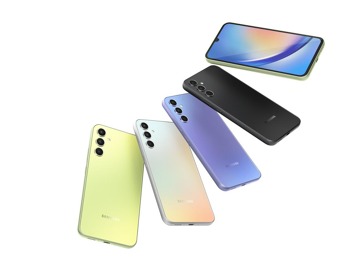 Смартфон Samsung Galaxy A34 (Awesome Violet), поддържа 2 sim карти, 6.6" (16.76 cm) AMOLED 120Hz дисплей, осемядрен Mediatek MT6877V 2x 2.6GHz & 6x 2.0GHz, 6GB RAM, 128GB Flash памет, 48.0 + 8.0 + 5.0 & 13.0 MPix камери, Android, 199 g - характеристика 3