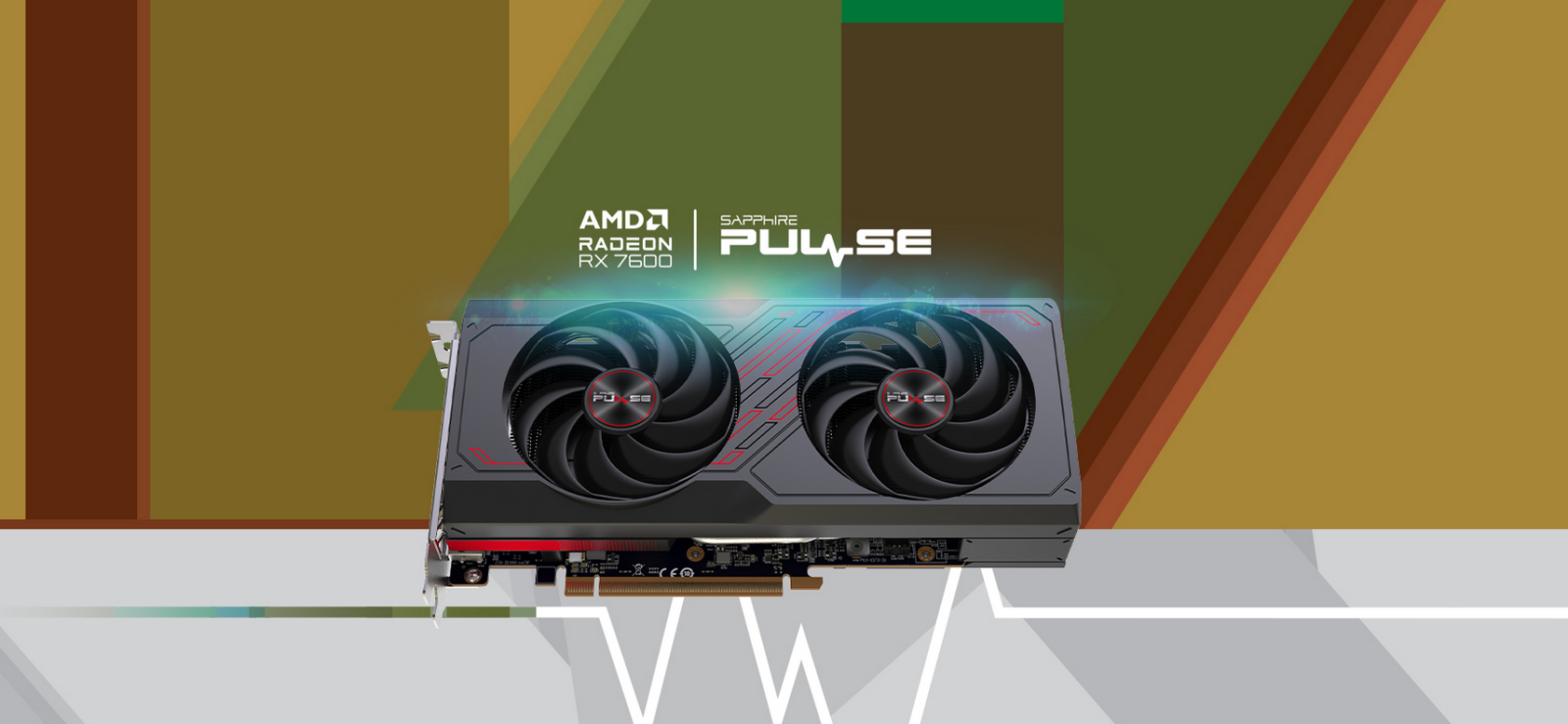 Видео карта AMD Radeon RX 7600, 8GB, Sapphire Pulse, PCI-E 4.0, GDDR6, 128-bit, DisplayPort, HDMI - характеристика 1