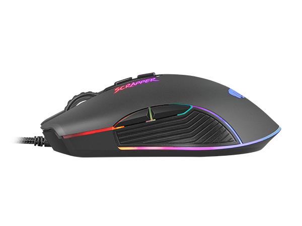 Мишка Fury Scrapper (NFU-1699), оптична (6400 dpi), USB, черна, RGB подсветка, 7 бутона - характеристика 5