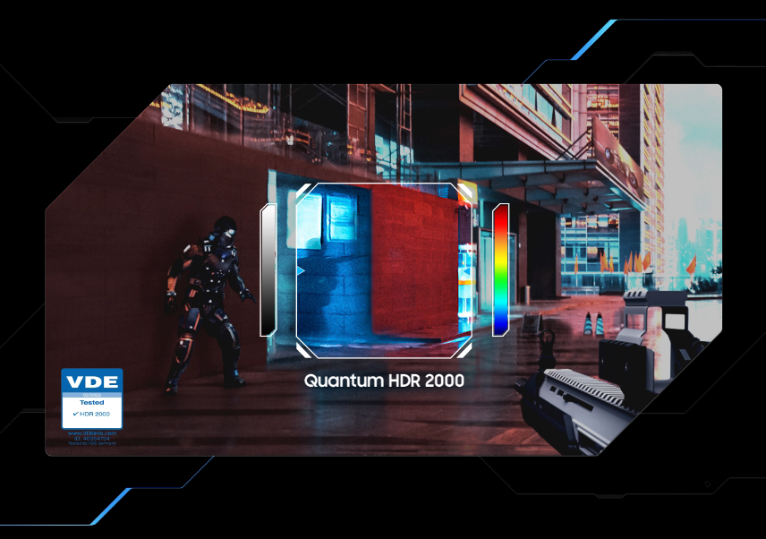 Монитор Samsung Odyssey Neo G7 LS-32BG750, 32" (81.28cm), VA панел, 165Hz, UHD, 1ms, 350cd/m2, DP, HDMI - характеристика 3