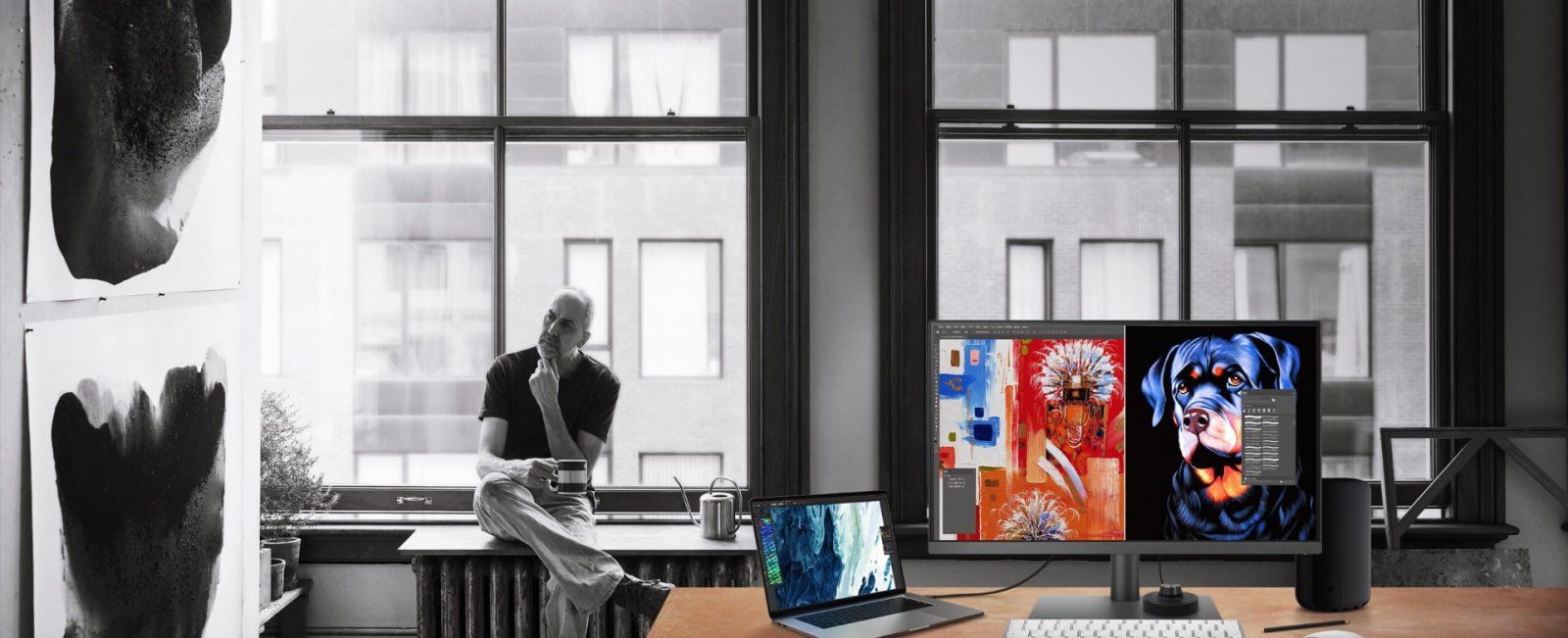 Монитор BenQ PD2705U (9H.LKDLA.TBE), 27" (68.58 cm) IPS панел, 4K/UHD, 5ms, 300cd/m2, DisplayPort, HDMI, сив - характеристика 2