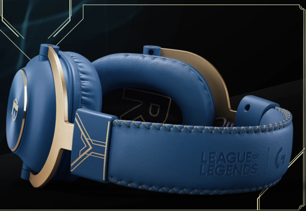 Слушалки Logitech G PRO X League of Legends Edition, микрофон, 50mm драйвери, син - характеристика 2