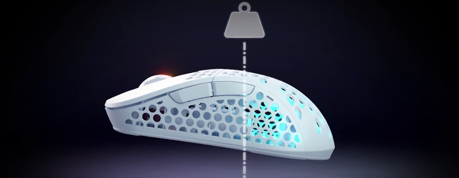 Мишка Xtrfy M4 Wireless White, оптична (19000 dpi), безжична, USB, бяла - характеристика 3
