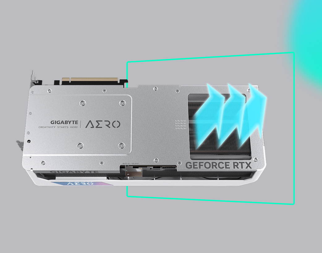 Видео карта nVidia GF RTX 4080, 16GB, Gigabyte AERO OC, PCI-E 4.0, GDDR6X, 256-bit, DisplayPort, HDMI - характеристика 3