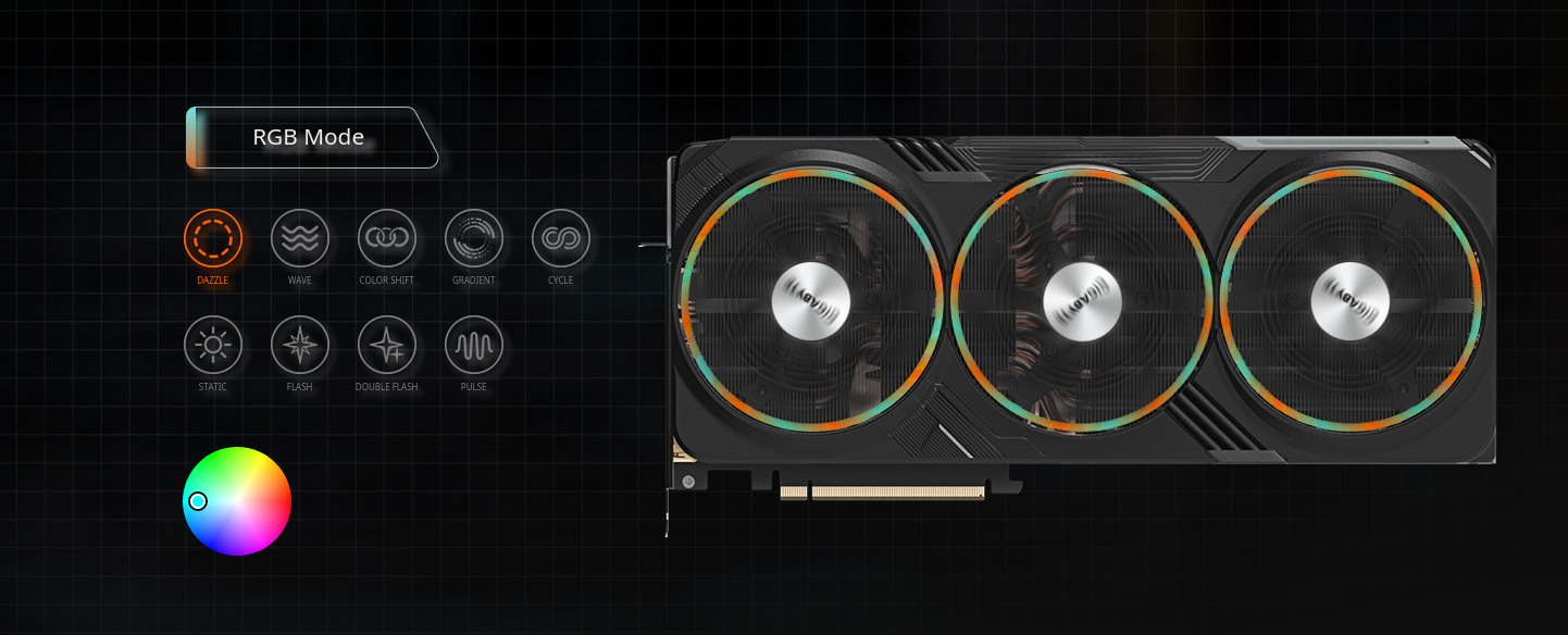 Видео карта nVidia GF RTX 4080, 16GB, Gigabyte GAMING OC, PCI-E 4.0, GDDR6X, 256-bit, DisplayPort, HDMI - характеристика 6