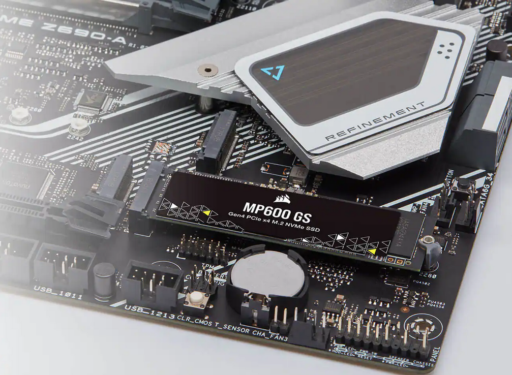 Памет SSD 2TB Corsair MP600 Pro GS, NVMe Gen4, M.2 (2280), скорост на четене 4800 MB/s, скорост на запис 4500 MB/s - характеристика 1