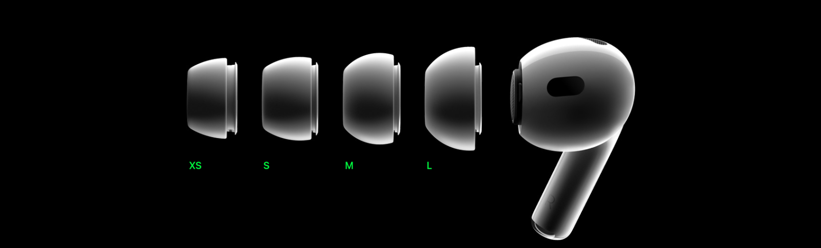 Слушалки Apple AirPods Pro (2nd generation) 2022, безжични, Bluetooth 5.3, микрофон, IPX4, Active Noise Cancellation, сензорни бутони, Adaptive Transparency, Adaptive EQ, Personalized Spatial Audio, тип "тапи", бели - характеристика 7