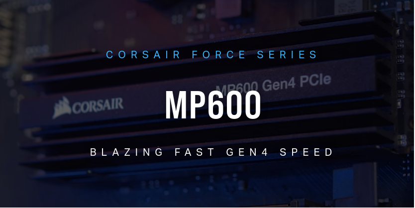 Памет SSD 2TB Corsair MP600, NVMe, M.2 (2280), скорост на четене до 4950MB/s, скорост на запис до 4000MB/s - характеристика 1