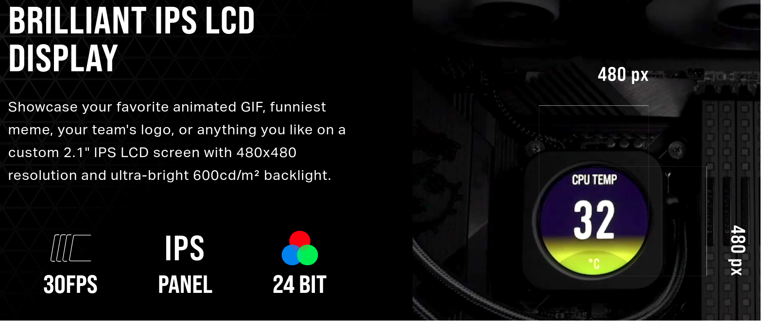 Водно охлаждане за процесор Corsair iCUE H150i ELITE LCD XT Display White, съвместимост със сокети Intel LGA 1700/1200/115x/1366/2011/2066 & AMD AM5/AM4/AM3/sTRX4/sTR4 - характеристика 2