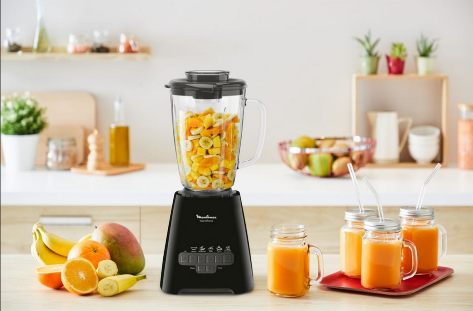 Блендер Moulinex LM480810, 800W, 1.75л. 5 скорости, 5 програми, функция за автоматично почистване, черен - характеристика 1