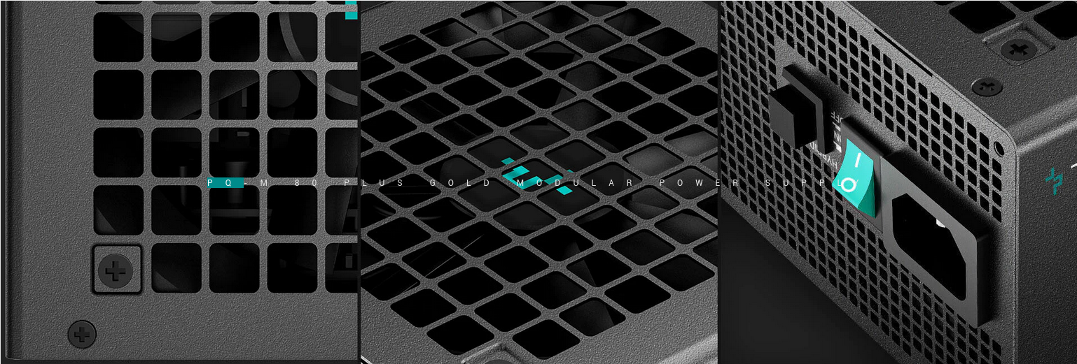 Захранване DeepCool PQ1000M, 1000W, Active PFC, 80 Plus Gold, 120 mm вентилатор - характеристика 2
