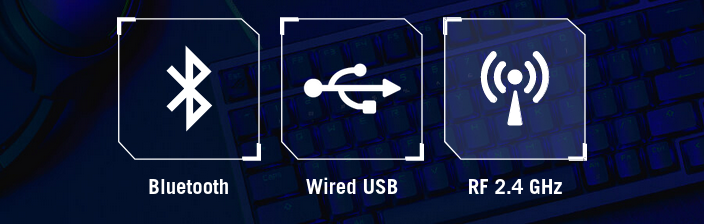 Клавиатура Asus ROG Azoth, жична/безжична, механична, Red суич, гейминг, RGB подсветка, черна, Bluetooth, USB - характеристика 3