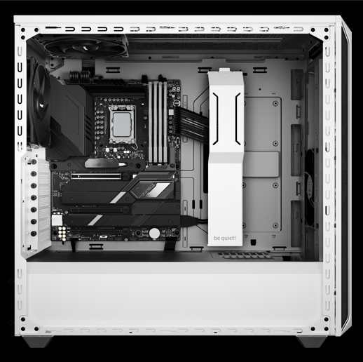 Кутия be quiet! Shadow Base 800 DX, E-ATX/ATX/mATX/Mini-ITX, 2x USB 3.2 Type-A, 1x USB 3.2 Type-C, с прозорец, бяла, без захранване - характеристика 2