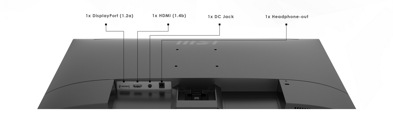 Монитор MSI Pro MP243X (9S6-3PB5CH-038), 23.8" (60.45 cm) IPS панел, 100Hz, Full HD, 1ms, 1000:1, DisplayPort, HDMI - характеристика 2