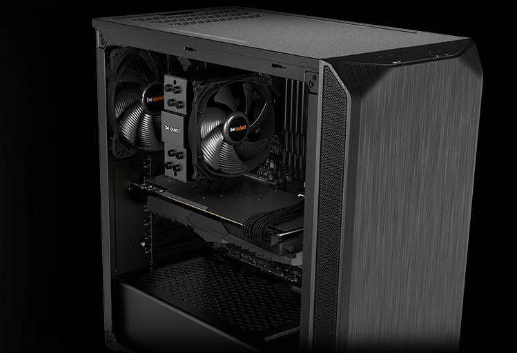 Кутия be quiet PURE BASE 500, ATX/M-ATX/MiniITX, 2x USB 3.0, черна, без захранване - характеристика 5