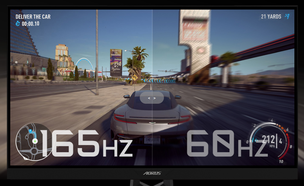 Монитор Gigabyte AORUS FI27Q, 27" (68.58 cm) IPS панел, 165Hz, QHD, 1ms, 12M:1, 350 cd/m2, DisplayPort, HDMI - характеристика 3