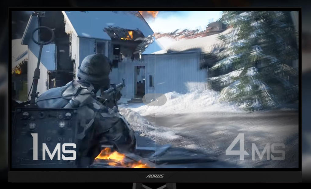 Монитор Gigabyte AORUS FI27Q, 27" (68.58 cm) IPS панел, 165Hz, QHD, 1ms, 12M:1, 350 cd/m2, DisplayPort, HDMI - характеристика 4