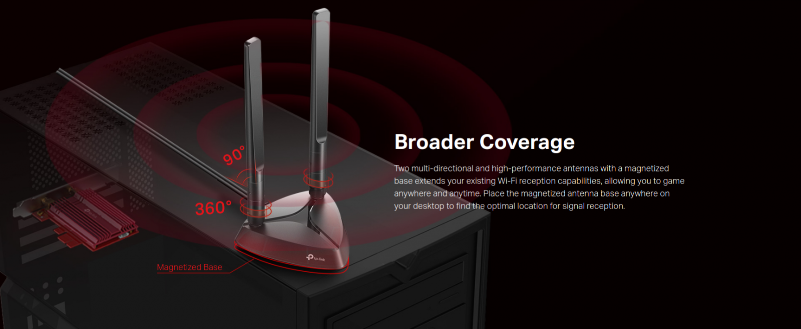 Мрежови адаптер TP-Link Archer TX3000E, до 2402 Mbps, Wireless-AX, PCI-Express, Bluetooth 5.0 - характеристика 4