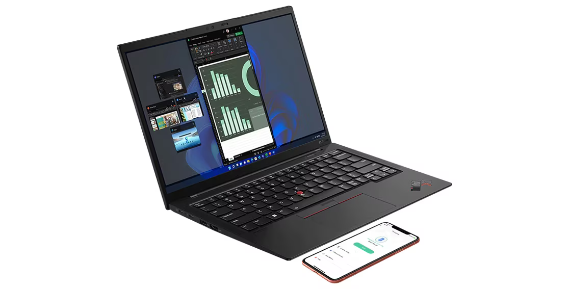 Лаптоп Lenovo ThinkPad X1 Carbon (Gen 11)(21HM004GBM), десетядрен Intel Core i7-1355U 1.7/5.0GHz, 14" (35.56 cm) WUXGA IPS дисплей (Thunderbolt 4), 16GB LPDDR5, 512GB SSD NVMe, 1x USB 3.2 (Gen 1), Windows 11 Pro, 1.12 kg - характеристика 7