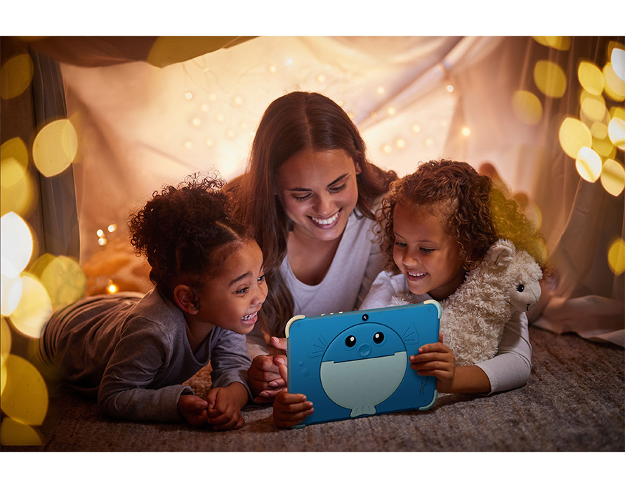 Таблет Thomson Teo 10 Kid (TEO10-KID2BL32)(син), 10" (25.4cm) IPS HD дисплей, четириядрен Mediatek MTK8168 2GHz, 2GB RAM, 32GB Flash памет (+microSD слот), 2 & 0.3 Mpix камери, Android - характеристика 2