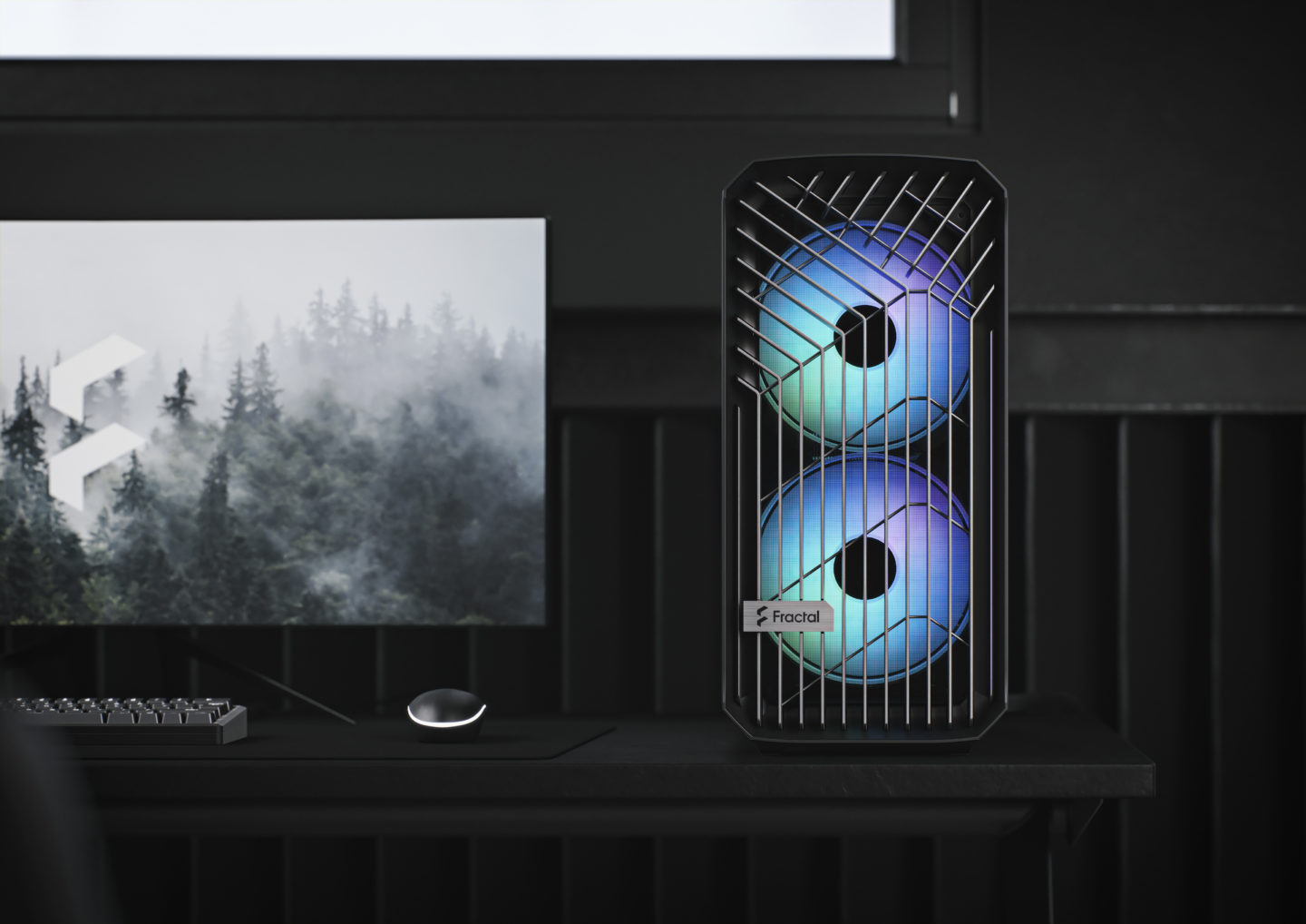 Кутия Fractal Design Torrent Compact Black Solid, 1x USB 3.1 Gen 2 Type-C, черна, без захранване - характеристика 3
