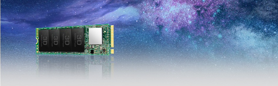Памет SSD 250GB, Transcend 115S, NVMe, M.2 (2280), скорост на четене до 3200MB/s, скорост на запис до 1300MB/s - характеристика 3