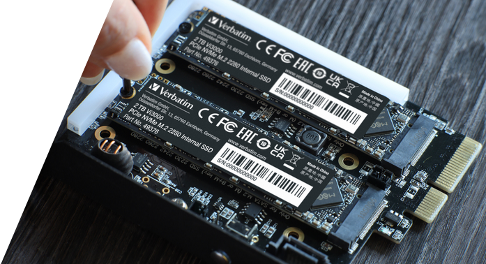 Памет SSD 1TB Verbatim Vi3000, NVMe, M.2 (2280), скорост на четене до 3300MB/s, скорост на запис до 3000MB/s - характеристика 1