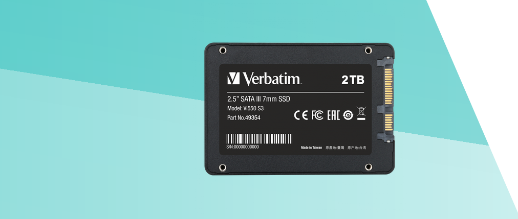 Памет SSD 2TB, Verbatim Vi550, SATA 6Gb/s, 2.5" (6.35cm), скорост на четене до 550MB/s, скорост на запис до 500MB/s - характеристика 2