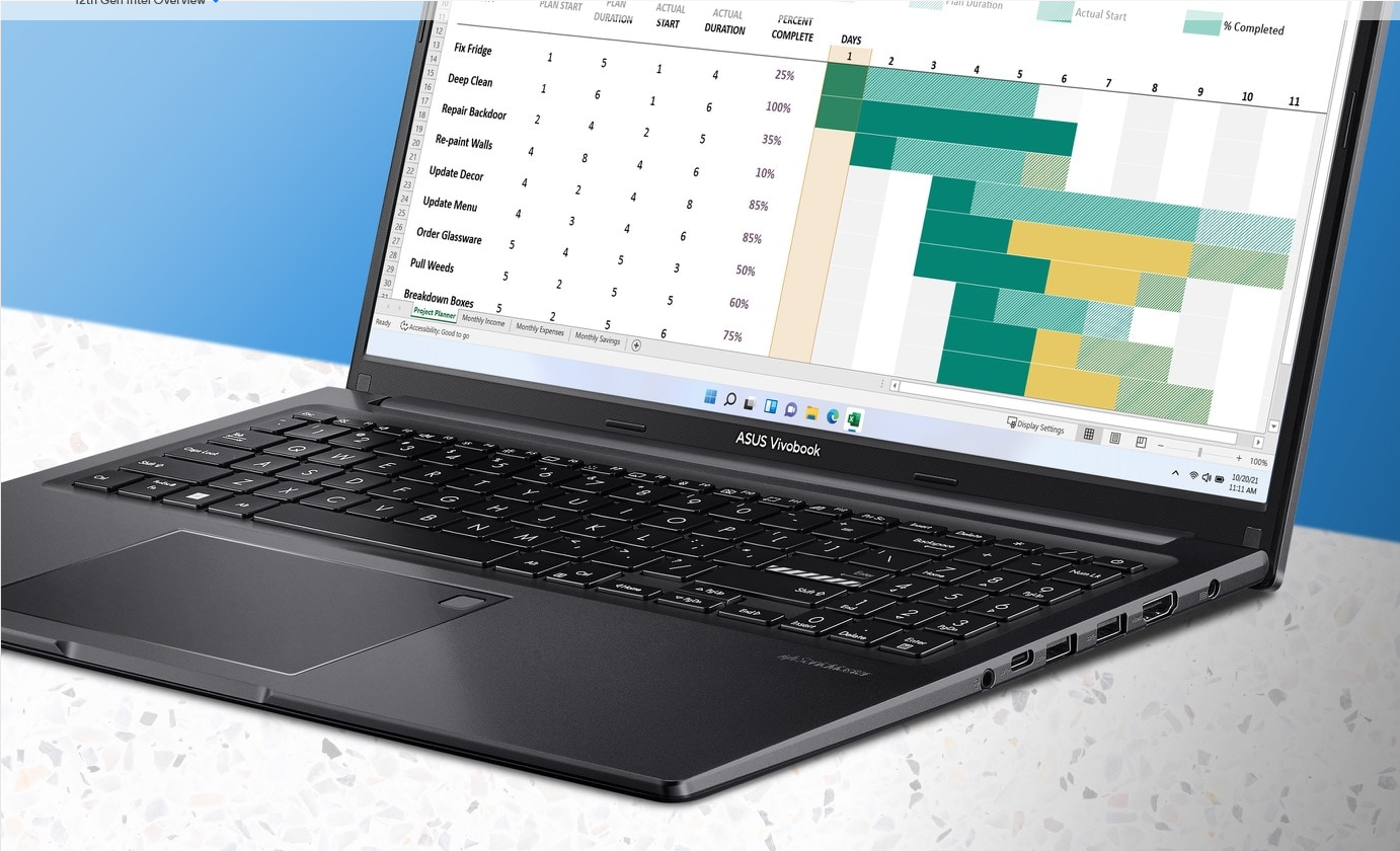 Лаптоп ASUS Vivobook 16 X1605ZA-MB321W (90NB0ZA3-M007R0), шестядрен Intel Core i3-1215U 1.1/4.4GHz, 16" (40.64cm) WUXGA IPS дисплей (HDMI), 8GB DDR4, 512 NVMe SSD, 1x USB 3.2 (Gen 1, Type-C), Windows 11 Home, 1.88 kg - характеристика 3