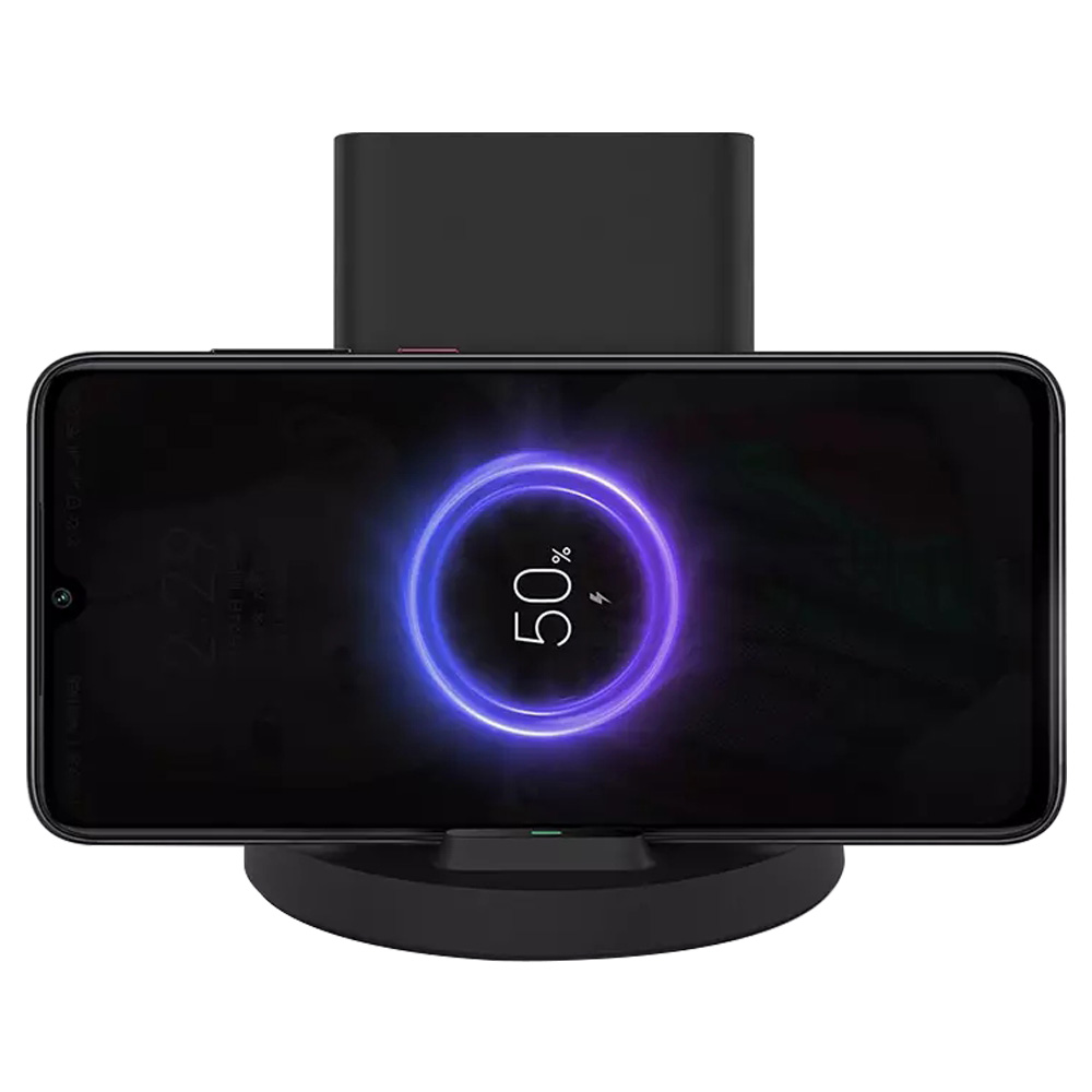 Безжично зарядно устройство Xiaomi Mi 20W Wireless Charging Stand, USB Type C, 16V/1.7A, черно - характеристика 1