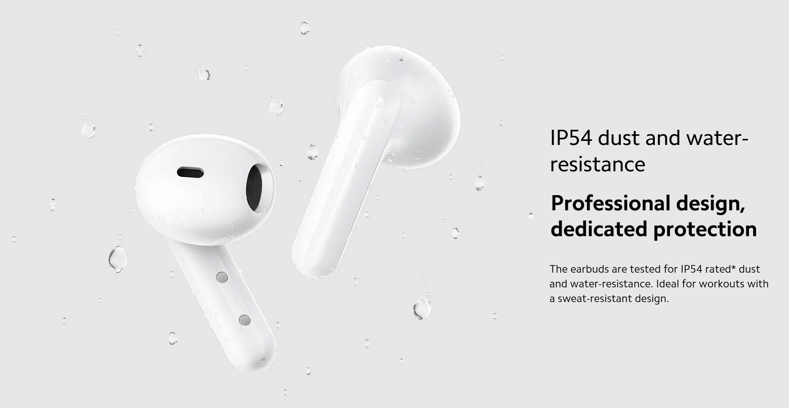 Слушалки Xiaomi Redmi Buds 4 Lite, Bluetooth, до 20 часа време на работа с кутията, IP54 водоустойчиви, черни - характеристика 6 | Слушалки Слушалки Xiaomi Redmi Buds 4 Lite, Bluetooth, до 20 часа време на работа с кутията, IP54 водоустойчиви, черни - характеристика 6