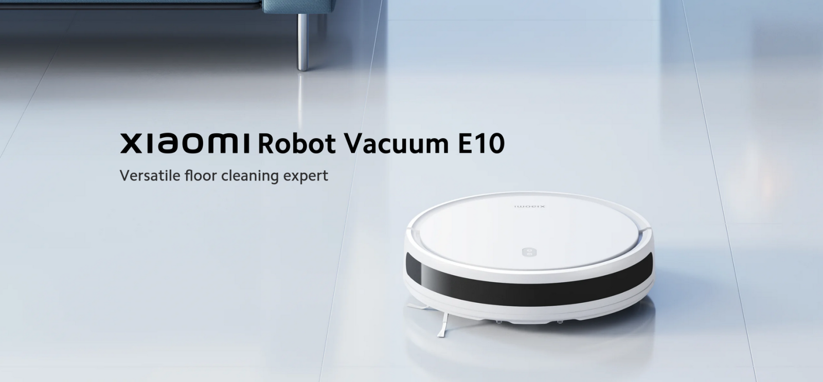 Прахосмукачка Xiaomi Robot Vacuum E10, робот, безжична, 35W, до 110 минути време на работа, тройно филтриране, 3 степени на водна струя, бяла - характеристика 1