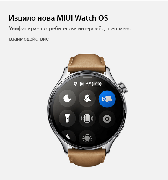 Смарт часовник Xiaomi Watch S1 Pro, 1.47" (3.73cm), AMOLED дисплей, Bluetooth, до 14 дни време на работа, следене на съня, сърдечен ритъм, 5АТМ водоустойчив, сребрист - характеристика 5