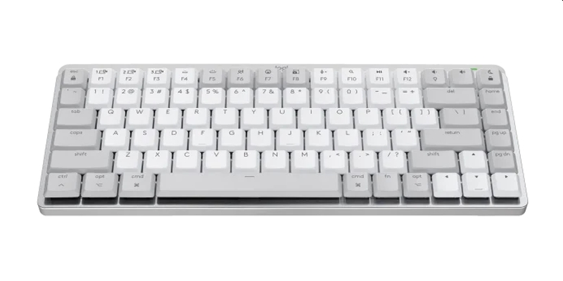 Клавиатура Logitech MX Mechanical Mini For Mac (920-010799), безжична, механична, тактилни суичове, US INT, безжична, сива/бяла - характеристика 2