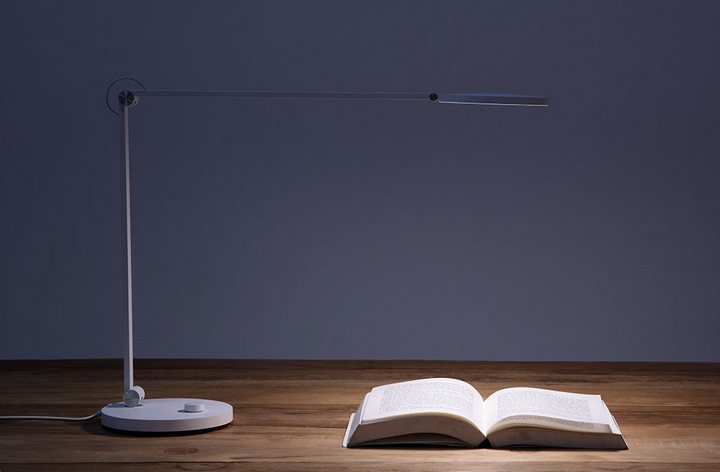 LED настолна лампа Xiaomi Mi Smart Desk Pro BHR4119GL, 14W/240V, 700 lumens, 2500-4800K, режим на фокусиране и четене, бяла - характеристика 3
