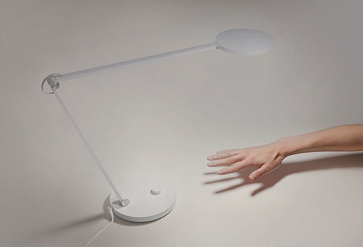 LED настолна лампа Xiaomi Mi Smart Desk Pro BHR4119GL, 14W/240V, 700 lumens, 2500-4800K, режим на фокусиране и четене, бяла - характеристика 4