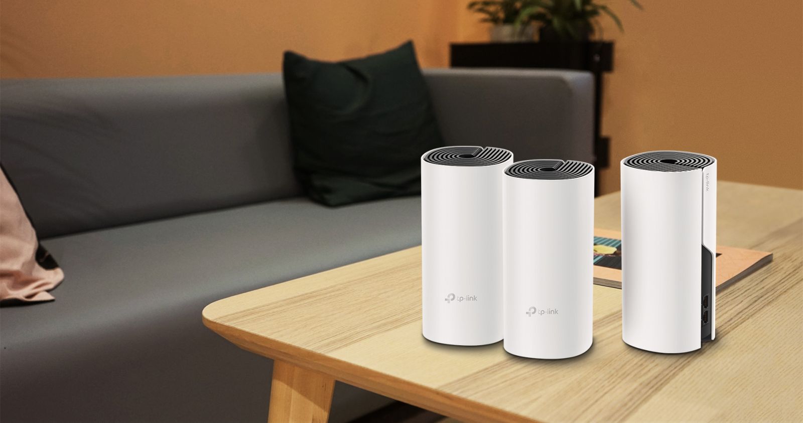 Рутер TP-Link Deco M4 (1-pack), 1200Mpbs, 1200Mbps, 2.4GHz (300 Mbps), 5GHz (867 Mbps), 2x Gigabit Ethernet Ports, 2 вътрешни антени - характеристика 1