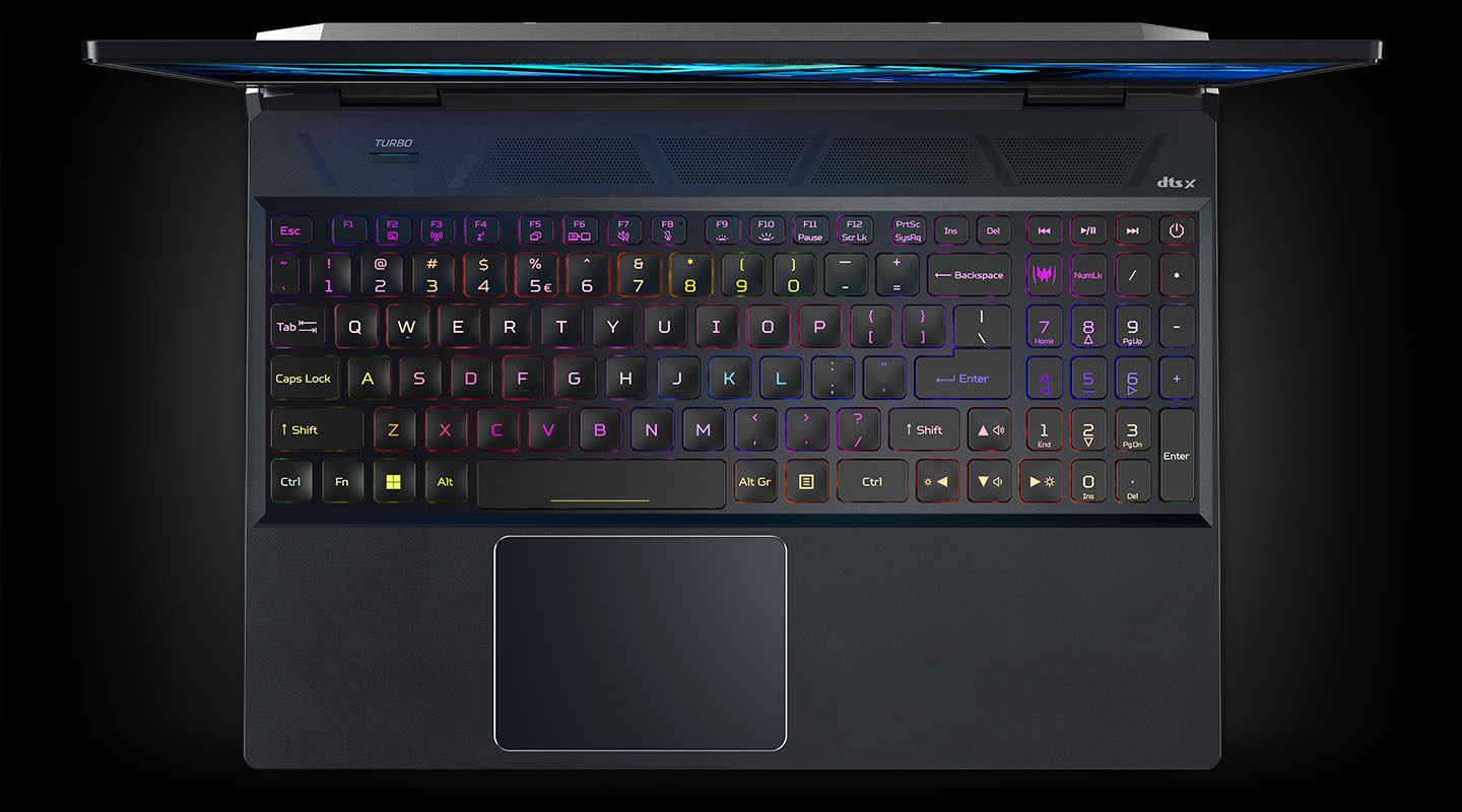 Лаптоп Acer Predator Helios 300 PH317-56-7929 (NH.QGFEX.002), четиринадесетядрен Intel Core i7-12700H 2.3/4.7GHz, 17.3" (43.94 cm) QHD IPS 165Hz Anti-Glare Display & GeForce RTX 3070 8GB, (mDP), 16GB DDR5, 1TB SSD, Windows 11 Home - характеристика 7