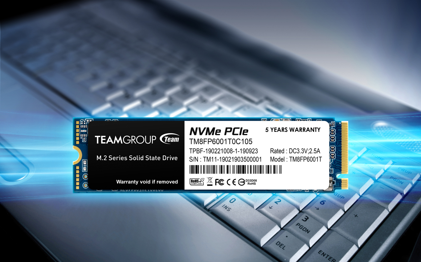 Памет SSD 512GB, Team Group MP33, NVMe, M.2 (2280), скорост на четене до 1700 MB/s, скорост на запис до 1400 MB/s - характеристика 2