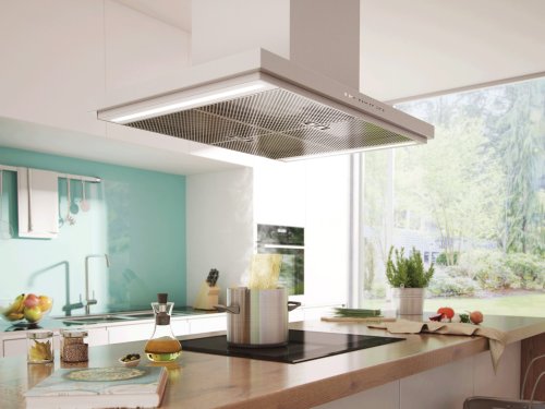 Абсорбатор Gorenje WHI649EXBG, колонен, B, въздухопоток 608 m³/h, 1 мотор, 3 степени на мощност, сив/черен, сензорно управление - характеристика 3