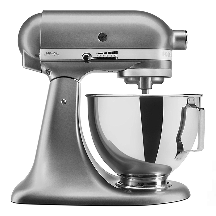 Кухненски робот KitchenAid 5KSM95PSECU, 300W, 4,3 литра, 10 скорости, сив - характеристика 1 | Кухненски роботи Кухненски робот KitchenAid 5KSM95PSECU, 300W, 4,3 литра, 10 скорости, сив - характеристика 1