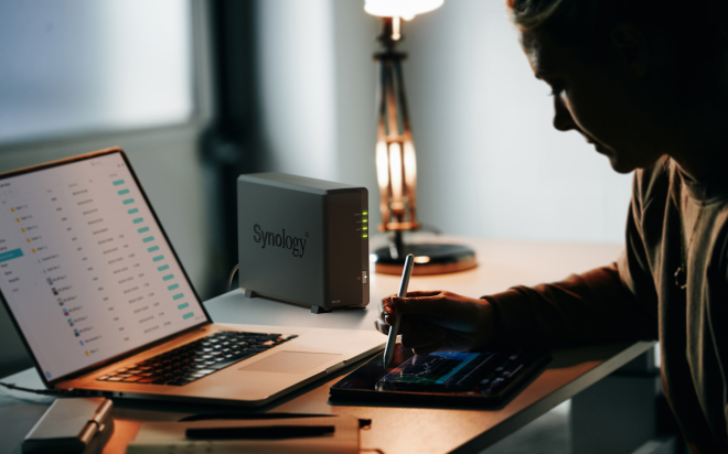 Мрежови диск (NAS) Synology DS124, четириядрен Realtek RTD1619B 1.7GHz, без твърд диск, (1x SATA 6Gb/s), 1GB DDR4, 1x RJ-45 1GbE LAN, 2x USB 3.2 - характеристика 1