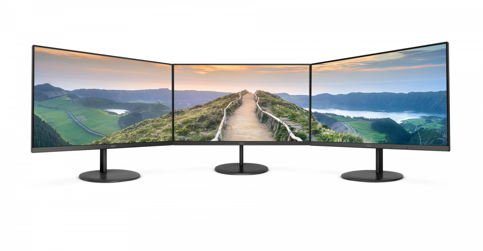 Монитор AOC Q27V4EA, 27" (68.58 cm) IPS панел, 75Hz, QHD, 4ms, 20000000:1, 250 cd/m2, DisplayPort, HDMI - характеристика 1