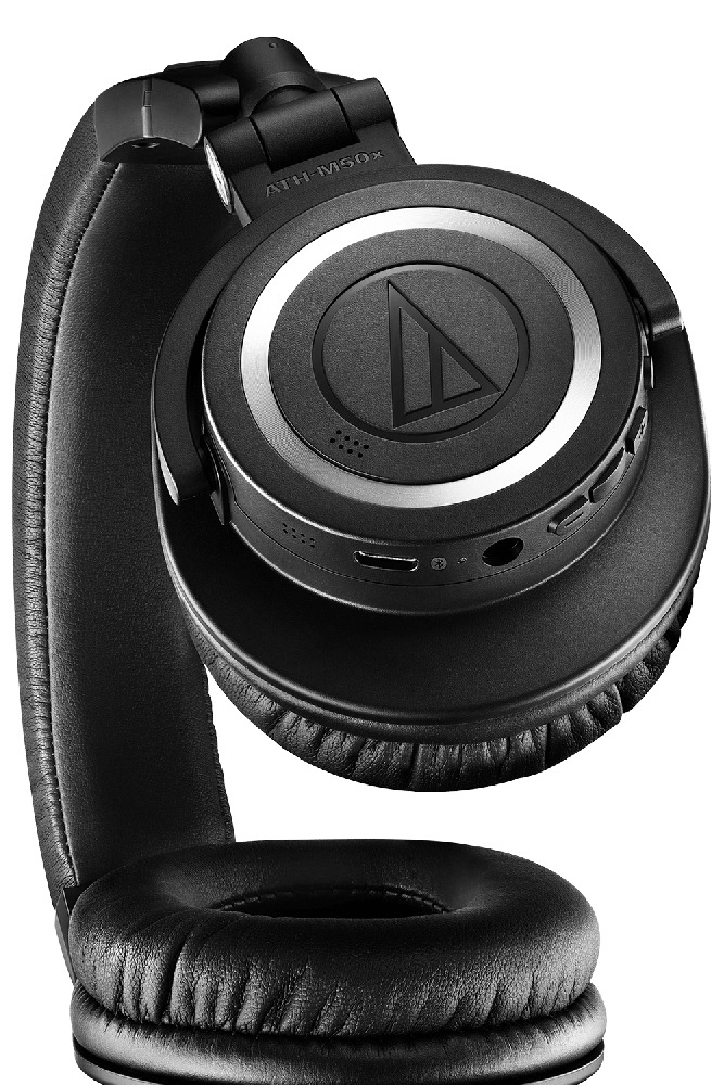 Слушалки Audio-Technica ATH-M50xBT2, безжични, професионални, до 1.2m кабел, Bluetooth 5.0, 45mm говорители, черни - характеристика 1